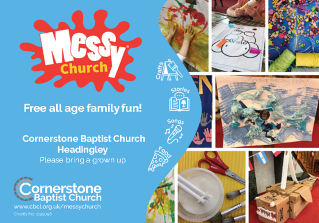 Messy Church Flyer original re